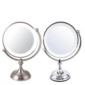 Ovente Tabletop Vanity Mirror with Dimmable Lights 9.5 Inches (MGT95)