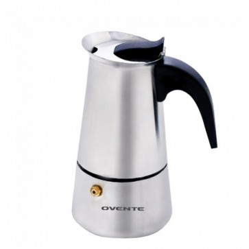 Ovente Stovetop Stainless Steel Espresso Maker 9-Cup