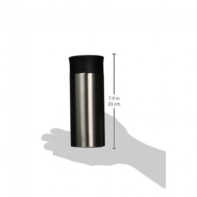 MSA Ovente Travel Mug with Flavor Infuser Hot/Cool Thermos Vacuum Insulated 