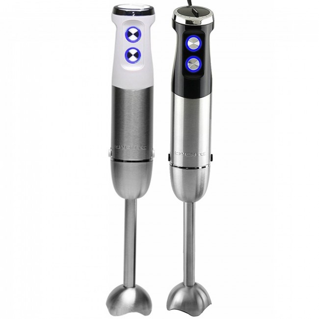 Ovente Immersion Electric Hand Blender with Brushed Stainless