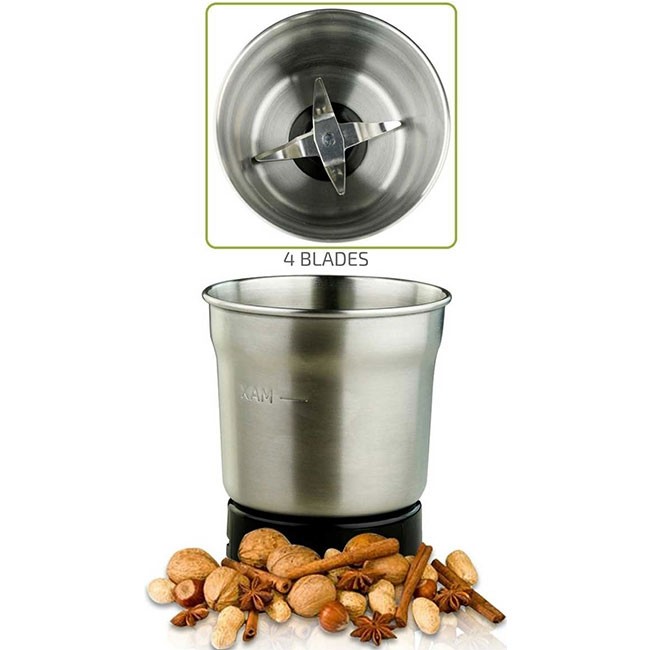 Dezsed Coffee Grinder Electric, Grains Grinder Electric, Spice Grinder  Electric,Herb Grinder, Grinder For Coffee Beans Spices With 2 Stainless  Steel Blade on Clearance Blue 