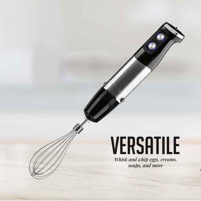 Hand Blender with Whisk Attachment