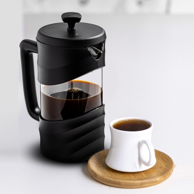 Ovente French Press 34 oz Coffee Tea & Expresso Maker Heat Resistant  Borosilicate Glass Portable 4