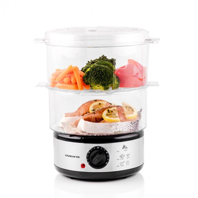 2 Tier Microwave Steamer Healthy Cooking Quick Fast Vegetables No Oil  Needed! Cooks Up To 2 Dishes At One Time