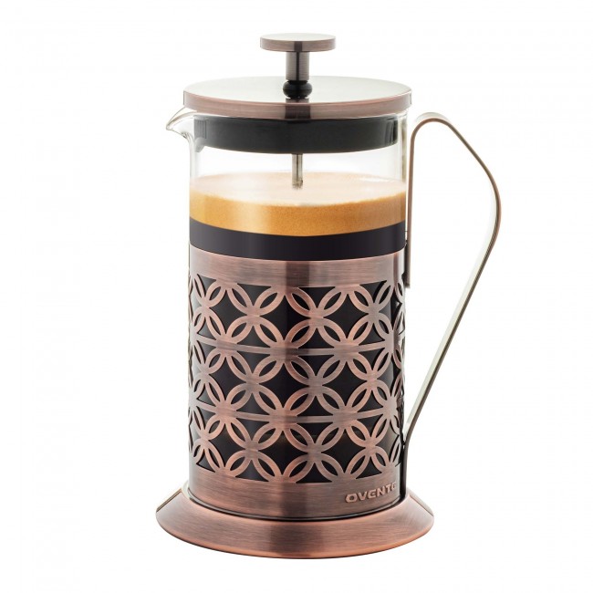 OVENTE 6-Cup Nickel Brushed French Press Cafetire Coffee and Tea