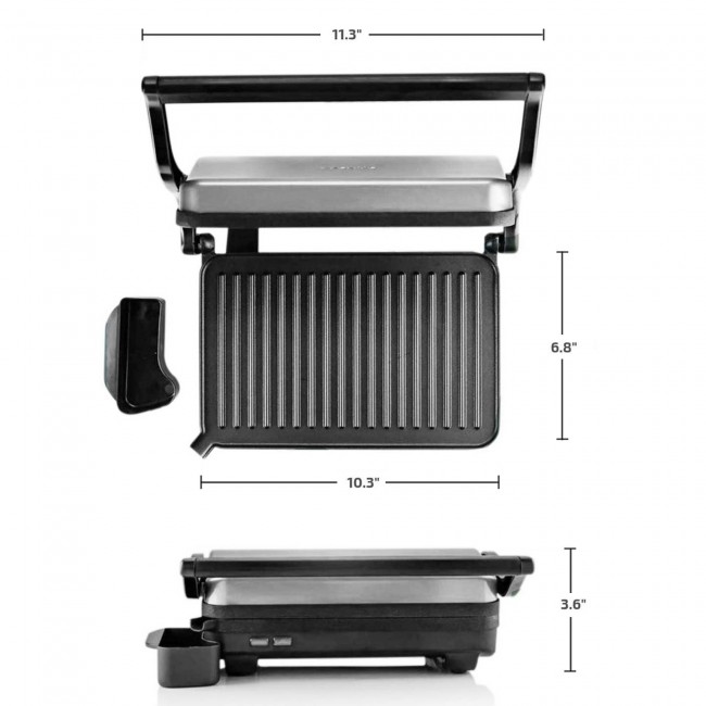 OVENTE GP0540BR Panini Press Grill and Sandwich Maker with