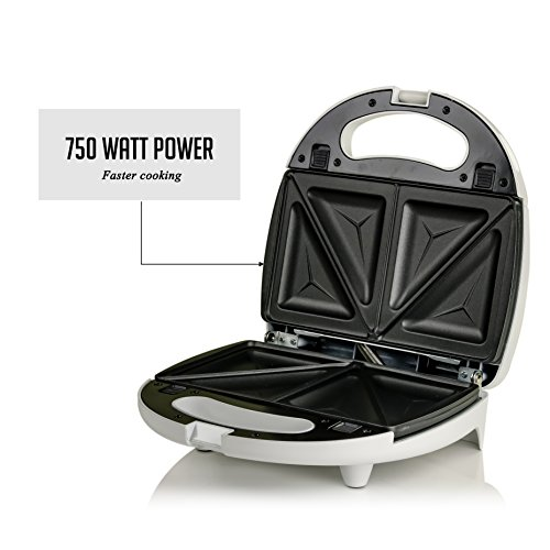 Ovente Electric Indoor Sandwich Grill Waffle Maker Set with 3 Removable  Non-Stick Cast Iron Cooking Plates, Black GPI302B - Bed Bath & Beyond -  23565976