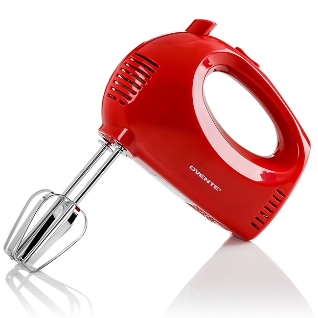 OVENTE 5-Speed Turquoise Portable Electric Hand Mixer with 2