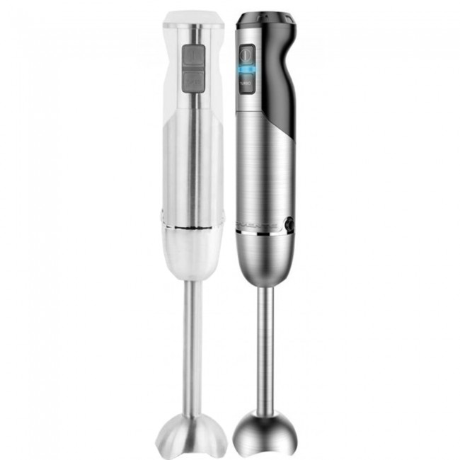 Ovente Immersion Electric Hand Blender with Brushed Stainless