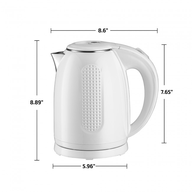 Ovente Portable Electric Kettle 1.7 Liter, Double Wall Insulated