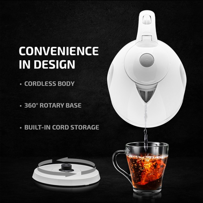 Ovente BPA-Free Electric Kettle 1.7 Liter with Auto Shut-Off and Boil-Dry  Protection (KP72 Series)