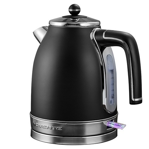 Ovente Electric Kettle Stainless Steel Removable Filter Water Gauge (7-Cup)