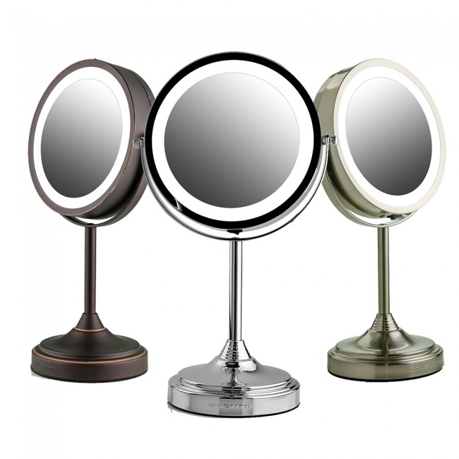 tabletop makeup mirror with lights