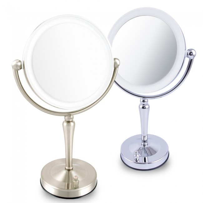 Tabletop Vanity Mirror 7 5 Inches Mkt75, Tabletop Vanity Mirror With Led Lights
