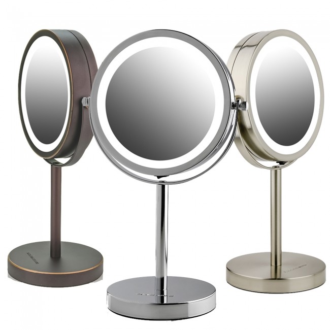 Ovente Tabletop Vanity Mirror With, Tabletop Vanity Mirror With Lights