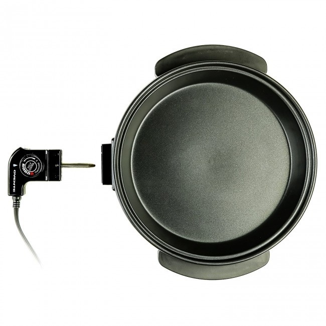 OVENTE 113 Black Electric Skillet With Nonstick Coating,, 40% OFF