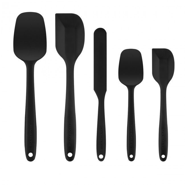 Spatulas Set of 6, Food Grade Silicone Spatulas, Rubber Spatulas  Heat Resistant, Seamless One Piece Design, Stainless Steel Core, Kitchen  Utensils Nonstick for for Cooking, Baking and Mixing (Black): Home 