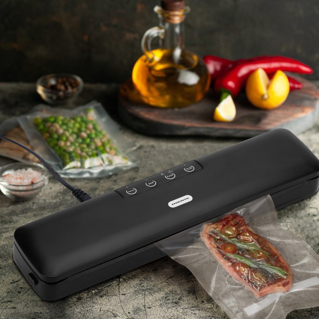 Ovente Automatic Vacuum Sealer Machine with Sealing Bags and Tube, Compact  and Portable, Easy to Use