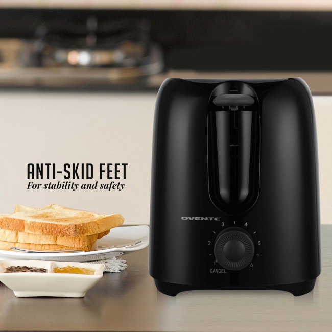 for Tray, Removable Bread, Crumb 6-Setting with Machine Toaster 2-Slice Electric Toasting Knob Ovente