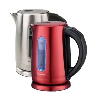 Ovente Stainless Steel Electric Kettle with Touch Screen Control