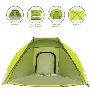 Ovente 2-Person Outdoor Dome Tent, Green (TB0174G)