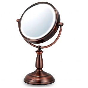 Ovente Tabletop Vanity Mirror with Lights 7.5 Inches (MLT42CO)