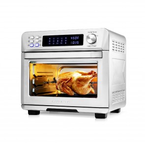 Ovente Multi-Function Air Fryer Rotisserie Oven With Digital Screen (OFD4025BR)