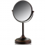 Ovente Tabletop Makeup Mirror, 7 Inch, Dual-Sided 1x/7x Magnification (MNLCT70 Series)