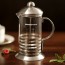 Ovente French Press Coffee and Tea Maker, Stainless Steel, Nickel Brushed, Horizontal 12-20-34 oz (FSH Series)