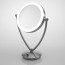 Ovente Tabletop Vanity Mirror with Dimmable Lights 7.5 Inches (MLT75 Series)