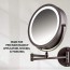 Ovente Wall-Mounted Vanity Mirror with Lights 8.5 Inches (MFW85 Series)