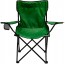 Ovente Foldable Camping Chair with Steel Frame and 600D Oxford Polyester, Durable Water, Dirt and Stain Resistant and Hold up to 264 Pounds, Mesh Cup Holder and Free Bag Inculded, Green (CHR001G)