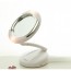 Ovente Lighted Small Vanity Magnifying Mirror 7.5 Inches (MLT23W) 