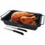 Ovente Non-Stick Roasting Pan with Carving Set (CWR20092B)