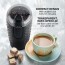 Ovente One-Touch Electric Coffee Grinder and Other Spices - Seeds, Nuts, Grains - Stainless Steel Blades (CG225 Series)