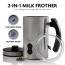 Ovente Electric Milk Frother, 4 oz for Frothing, 8 oz for Heating, Double-Wall Insulated, Frothing & Heating Whisks, Auto Shut-Off (FR3608 Series)