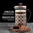 Ovente French Press Cafetière Coffee and Tea Maker, 20-34 oz,  (FSF Series)