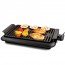 Ovente Electric Indoor Grill with 15 x 10-inch Non-Stick Cooking Plate, Dishwasher-Safe Base and Removable Drip Tray, Adjustable Temperature Knob, Black GD1510NLB