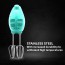 Ovente 5-Speed Ultra Power Hand Mixer with FREE Storage Case, Turquoise (HM151T)