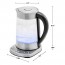 Ovente 1.7 Liter, BPA-Free Electric Glass Hot Water Kettle with Stainless Steel and ProntoFill Technology (KG733S)