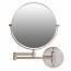 Ovente Wall Mount Mirror, 1X/7X/10X Magnification, 9 Inch, Antique Bronze, Nickel Brushed, Polished Chrome (MNLFW90 Series)