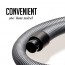 Ovente Replacement Vacuum Hose, 360° Hose Swivel, Compatible with Ovente Electric Bagless Vacuum Cleaner ST2000 and ST2010 series, ACPST2021