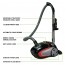 OVENTE Electric Lightweight Canister Vacuum Cleaner with 3 Cleaning Tools for Hard Floor Carpet, Easy Clean & Storage, Bonus of Pack of 4 Dust Bags and 1 Filter, Black ST1600B + ACPST16041