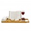 Zinkoo Expandable Bamboo Bathtub Caddy with Book / Tablet Holder  (TCB2012B)